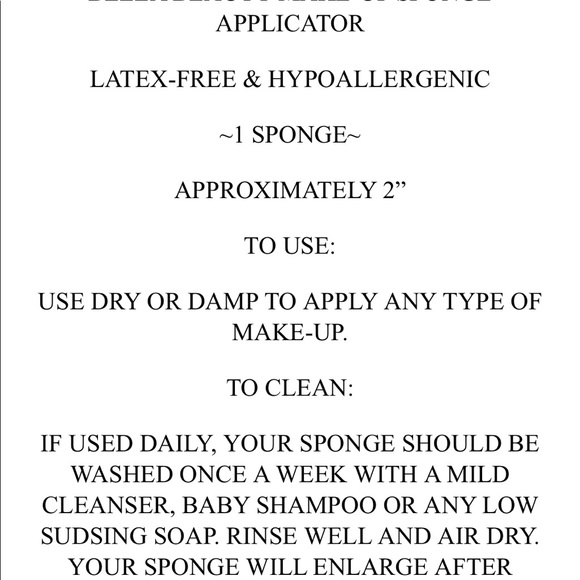 BELLA BEAUTY MAKEUP SPONGE APPLICATOR BNIB - Picture 5 of 5